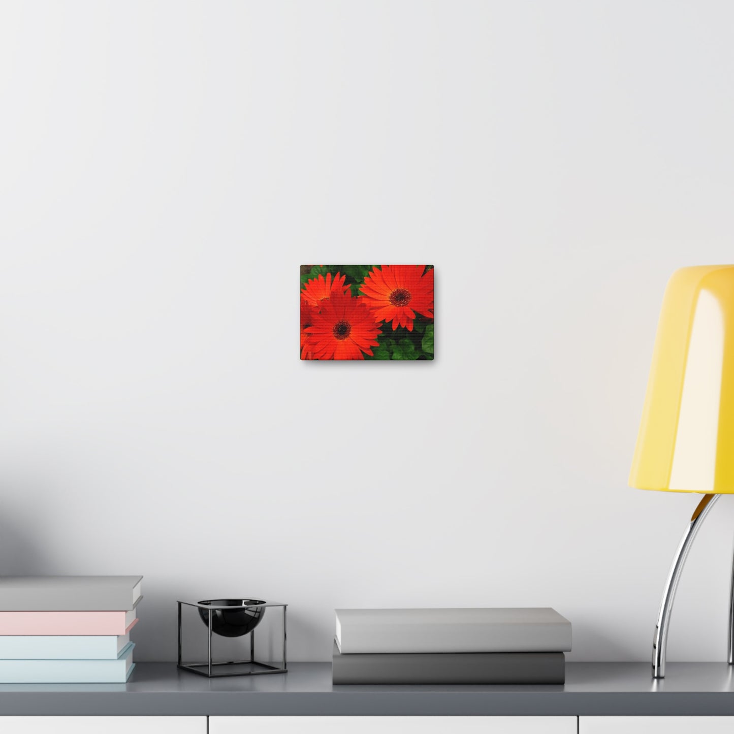 Red Gerber Daisies - Canvas Gallery Wrap