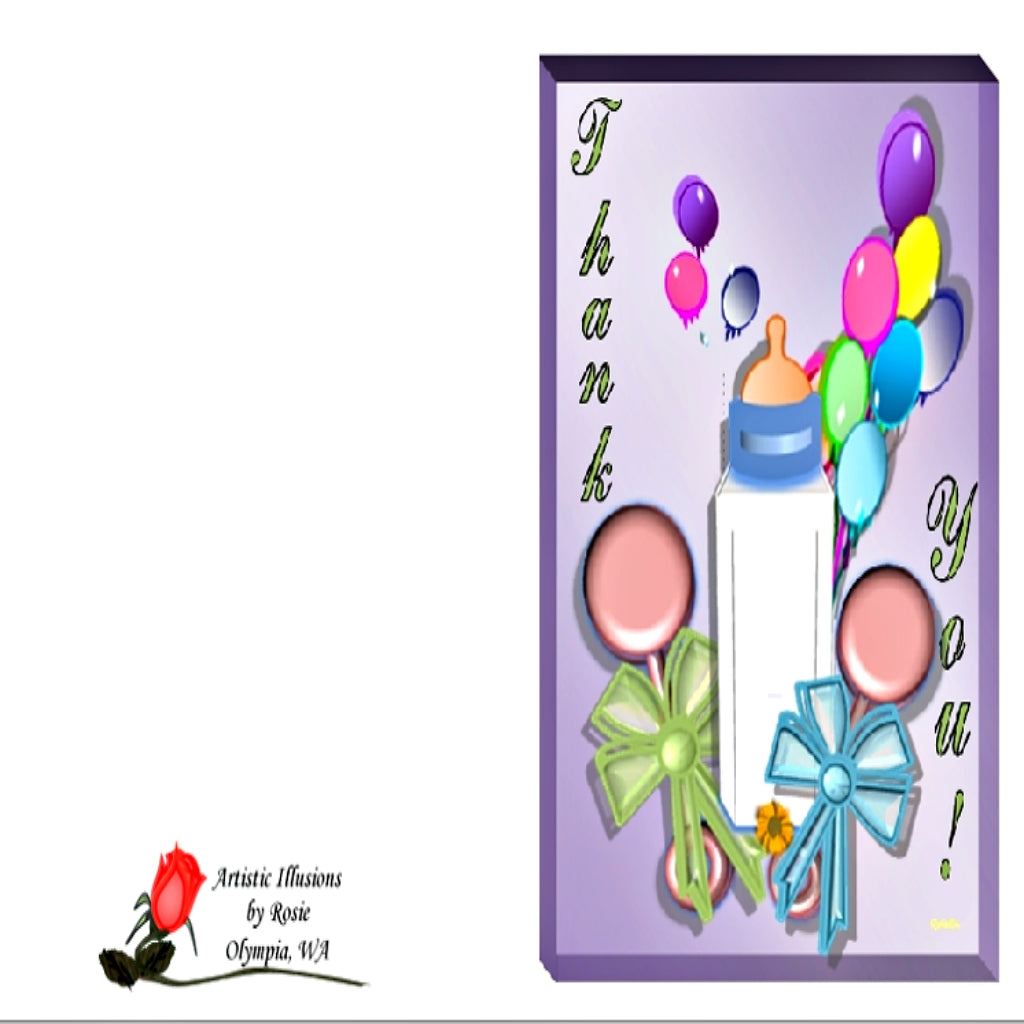 Baby Shower Thank You! - Greeting Card