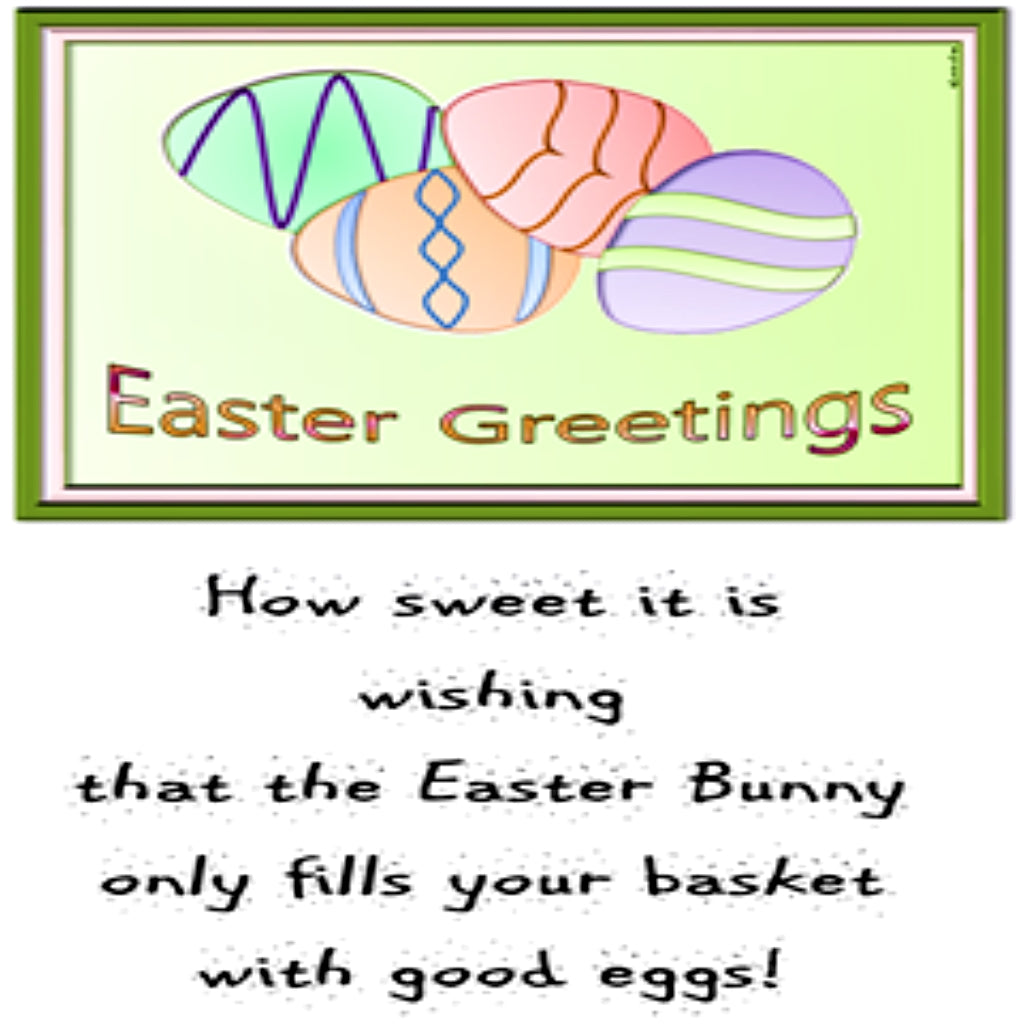 Easter Eggs - Greeting Card