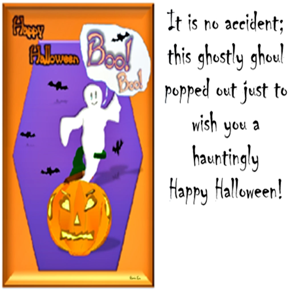 Ghostly Greetings! - Greeting Card