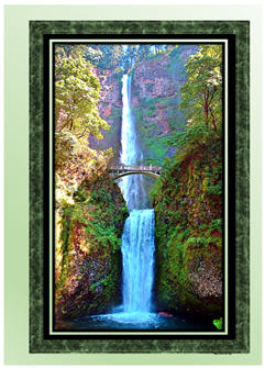Multnomah Falls - Greeting Card