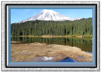 Reflection Lake - Late Summer - Greeting Card