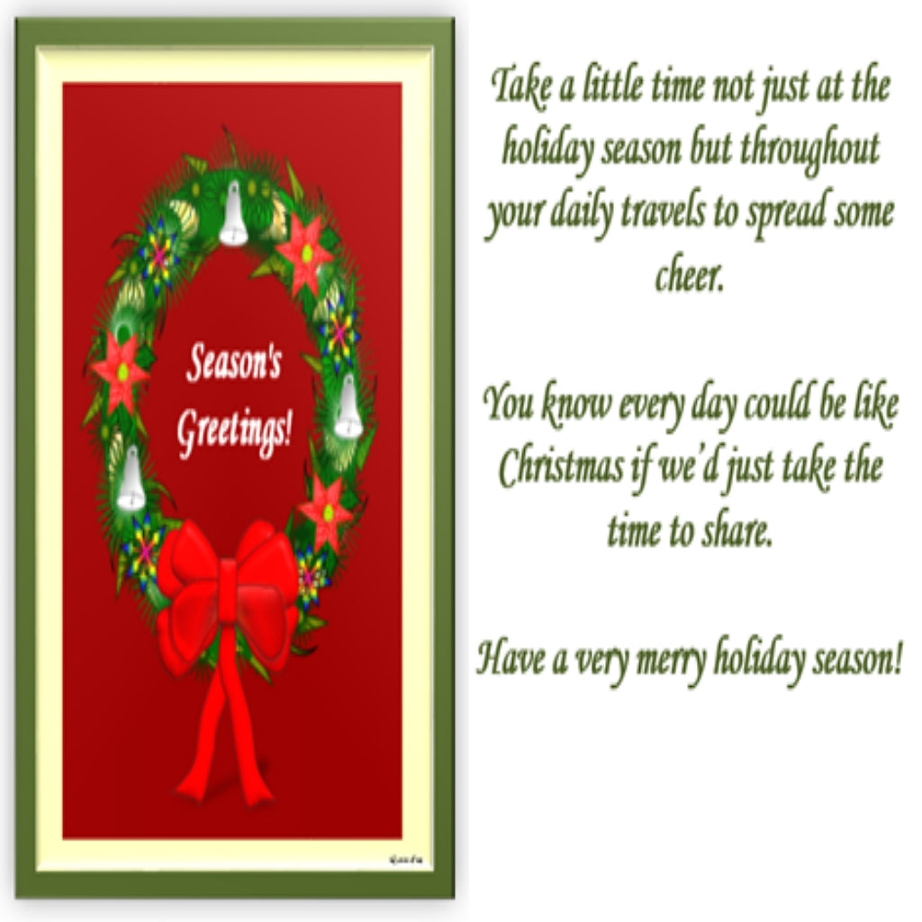 Season's Greetings - Greeting Card