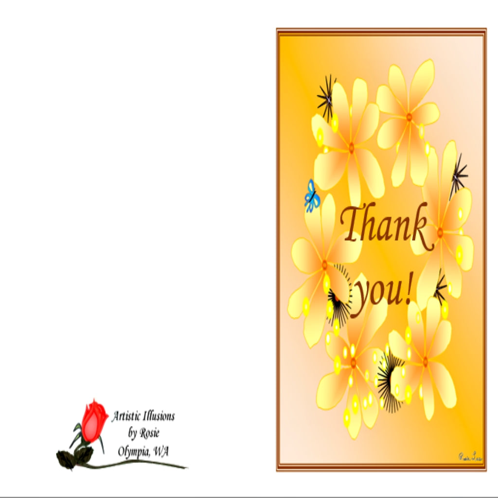 Thank You Daisies - Greeting Card