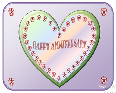 Happy Anniversary - Green - Greeting Card