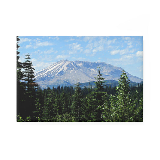 Mt. Rainier Scene - Refrigerator Magnet