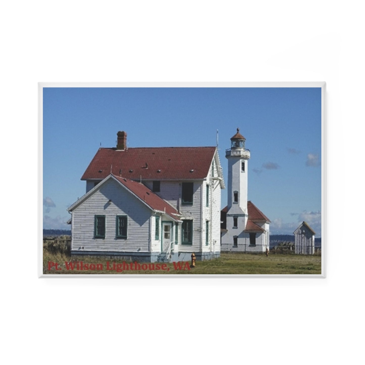 Pt. Wilson Lighthouse - Refrigerator Magnet