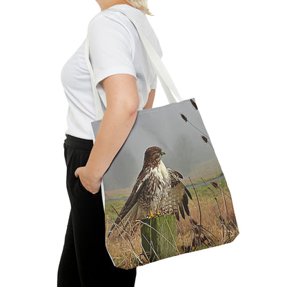 Tote Bag (AOP) - Red Tail Hawk