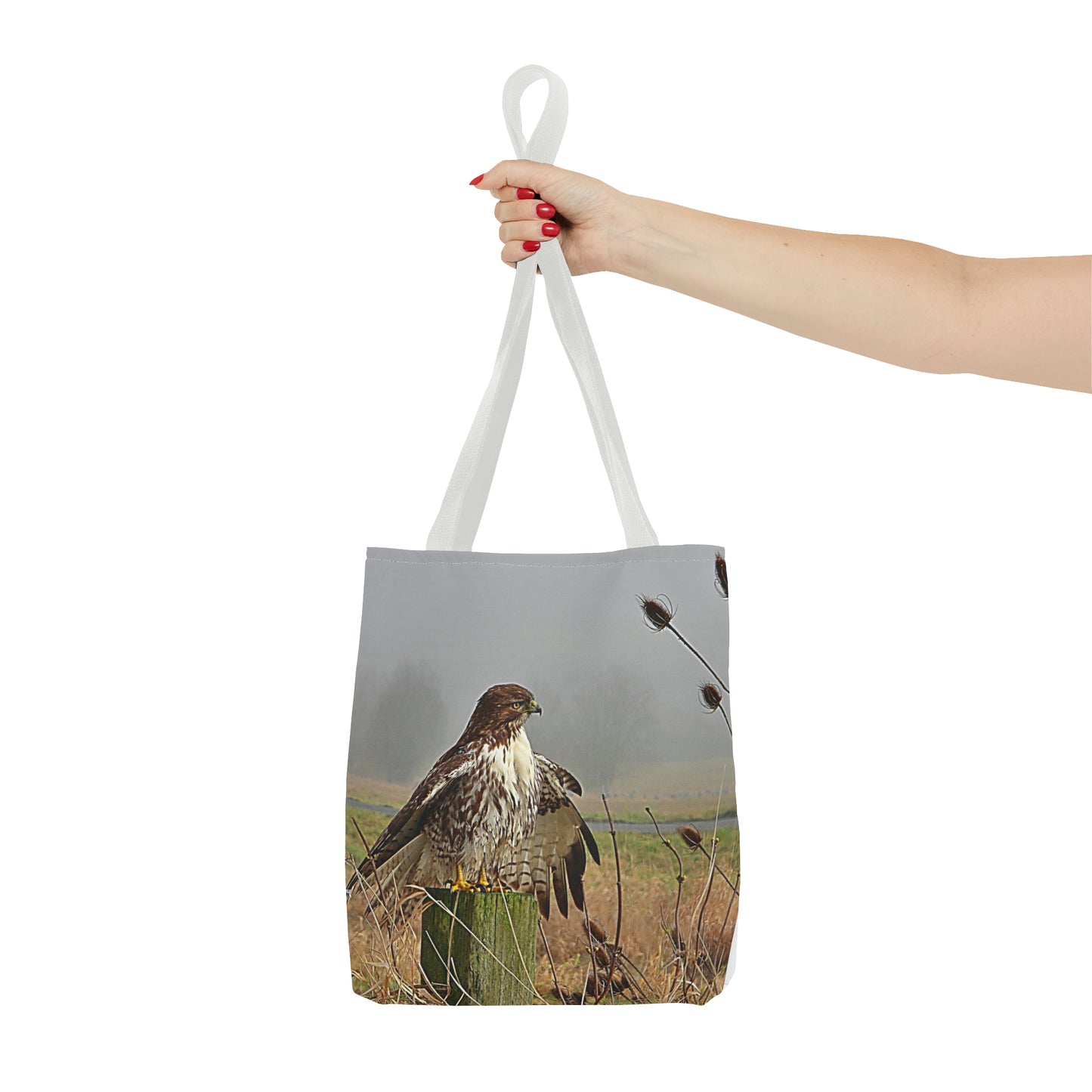 Tote Bag (AOP) - Red Tail Hawk