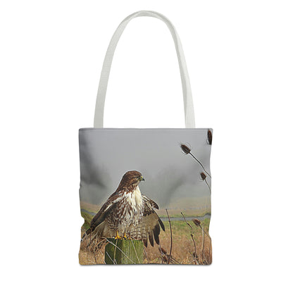 Tote Bag (AOP) - Red Tail Hawk