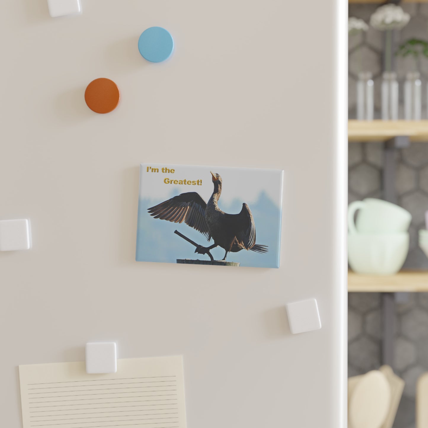 I'm the Greatest - Cormorant - Refrigerator Magnet