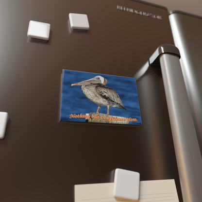 Confident Pelican - Refrigerator Magnet