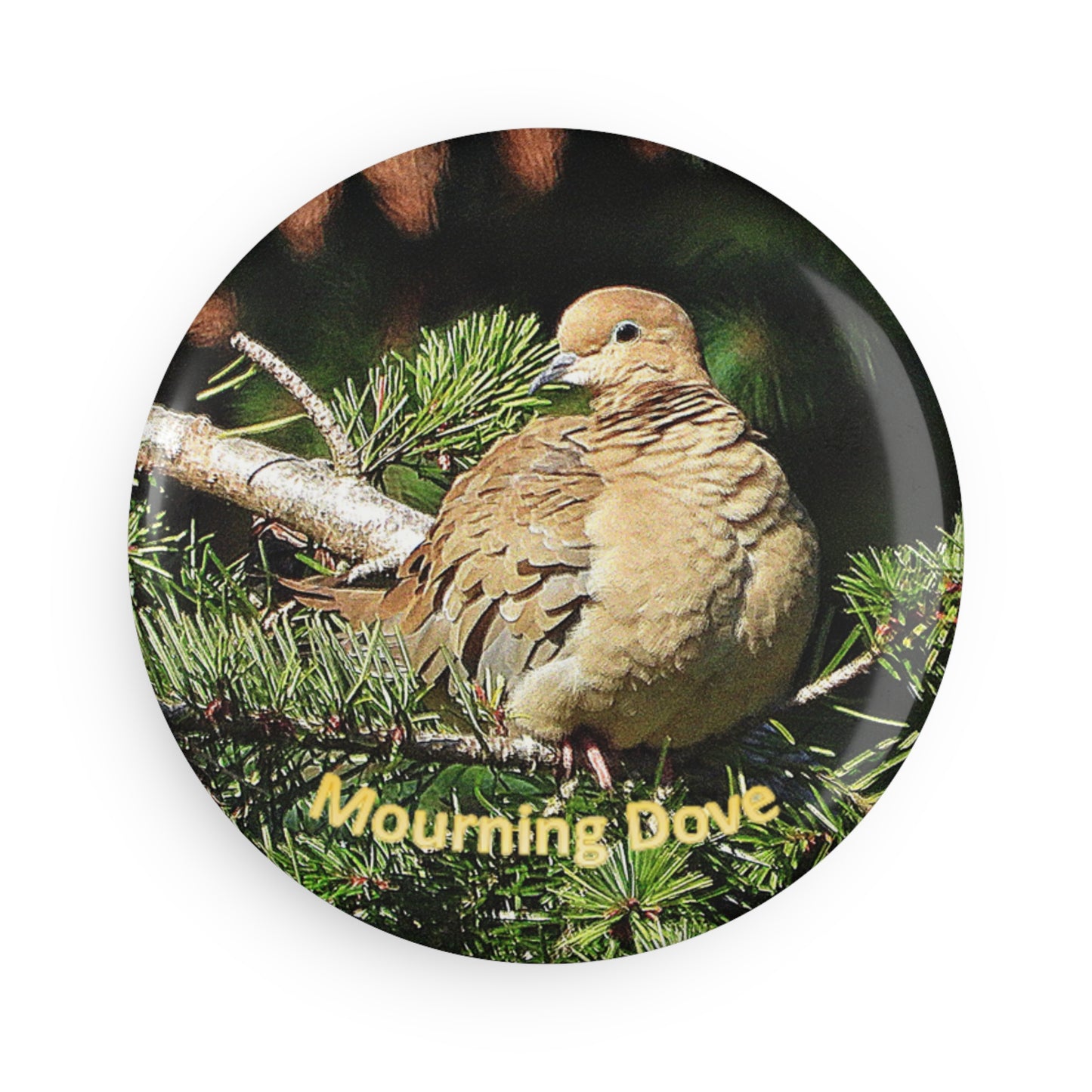 Mourning Dove - Refrigerator Magnet