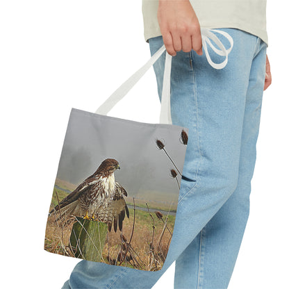 Tote Bag (AOP) - Red Tail Hawk