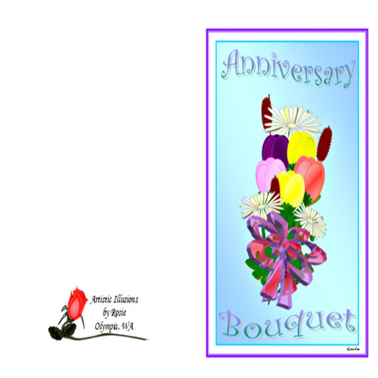 Anniversary Bouquet - Greeting Card