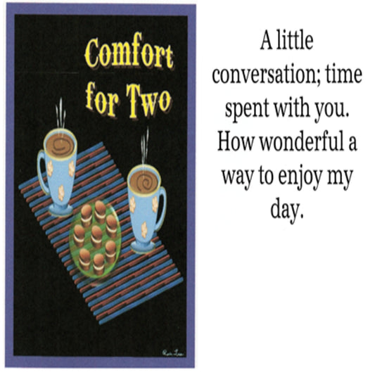 Comfort for Two - Greeting Card