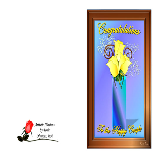 Congratulations to the Happy Couple - Greeting Card