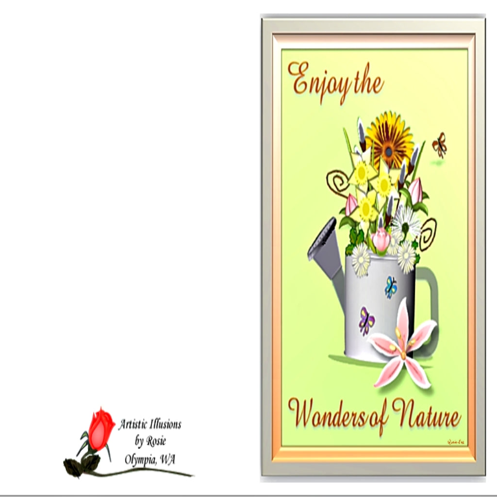 Enjoy the Wonders of Nature - Greeting Card