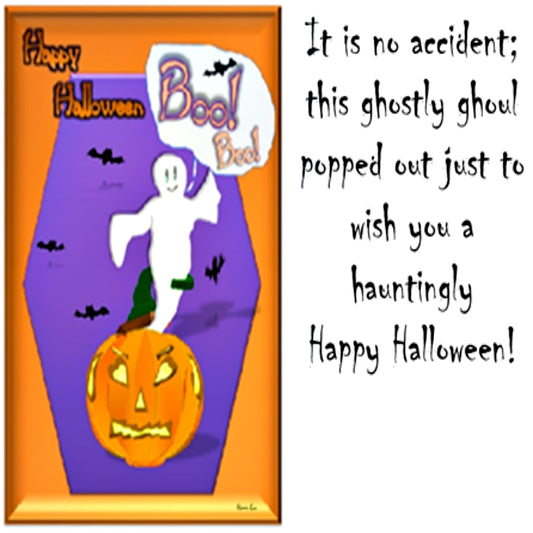 Ghostly Greetings! - Greeting Card