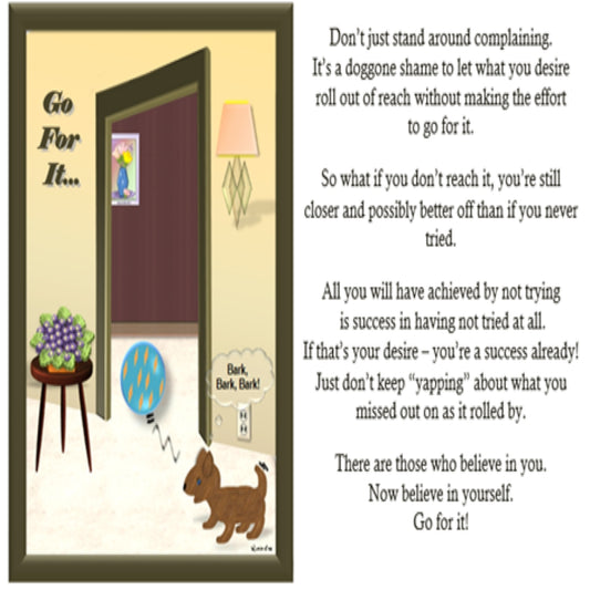 Go for It - Greeting Card