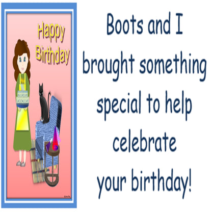 Happy Birthday from Boots & I - Greeting Card