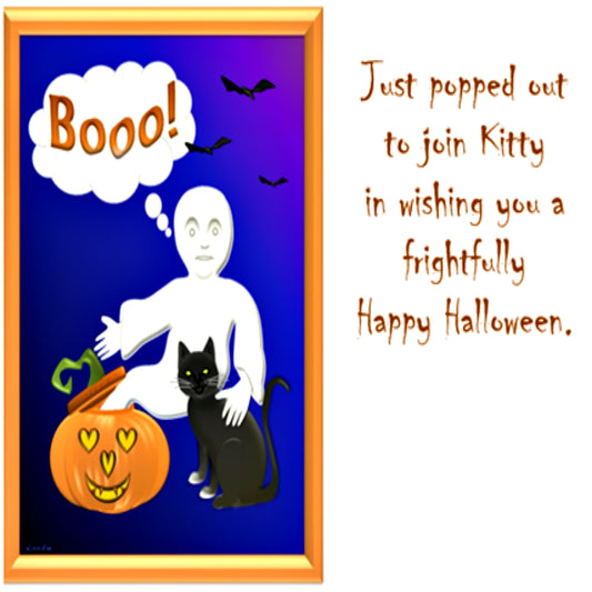 Happy Halloween Booo! - Greeting Card