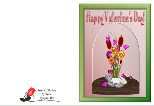 Happy Valentine's Day - Dome - Greeting Card
