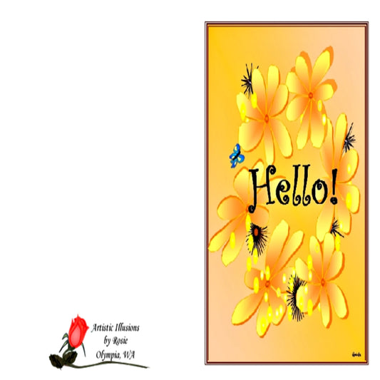 Hello Daisies - Greeting Card