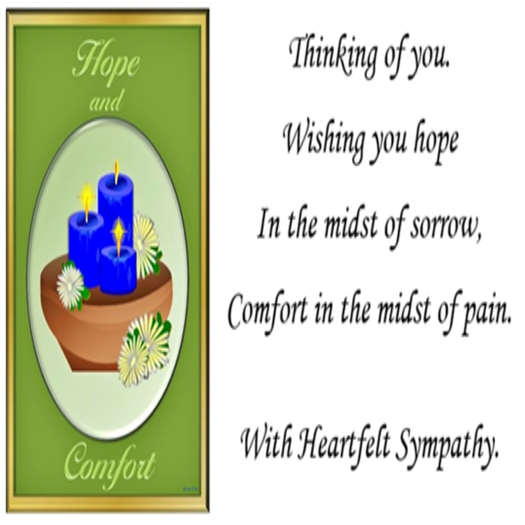 Hope and Comfort - Greeting Card