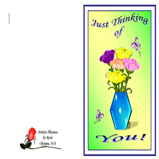 Just Thinking of You! - Greeting Card