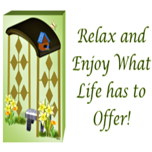 Relaxation Trellis - Greeting Card