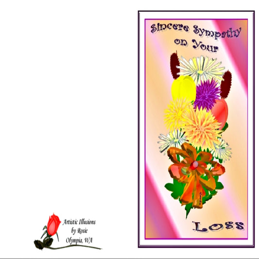 Sincere Sympathy on Your Loss - Greeting Card