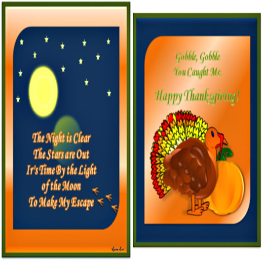 Turkey Escape - Greeting Card