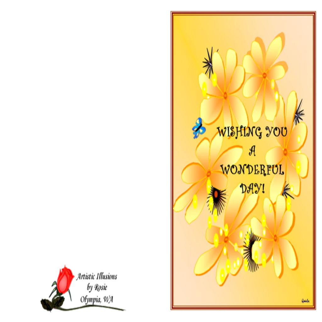 Wishing You a Wonderful Day! - Greeting Card