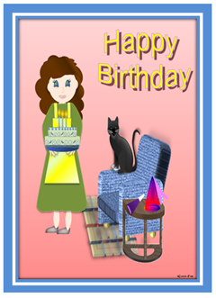 Happy Birthday from Boots & I - Greeting Card